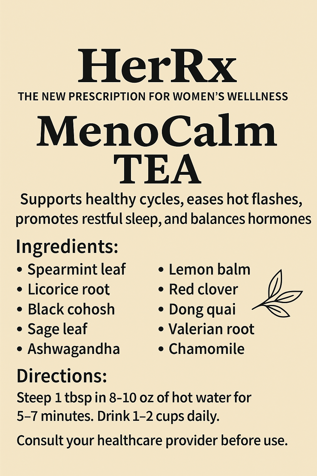 MenoCalm Tea