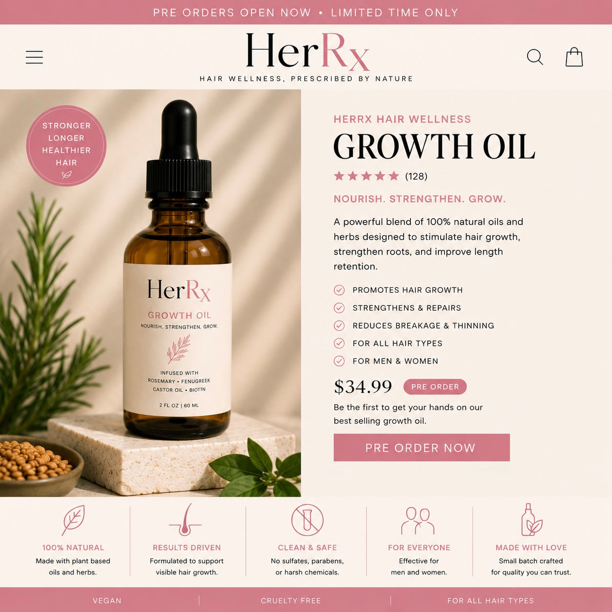 ROOTED Hair Growth Oil