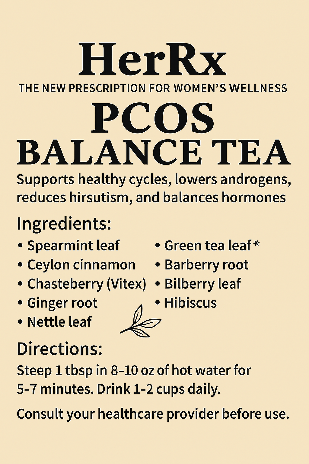 PCOS Balance Tea